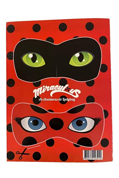 Genel Markalar Miraculous Uğur Böceği Boyama Kitabı Sticker Ve Maske Hediyeli
