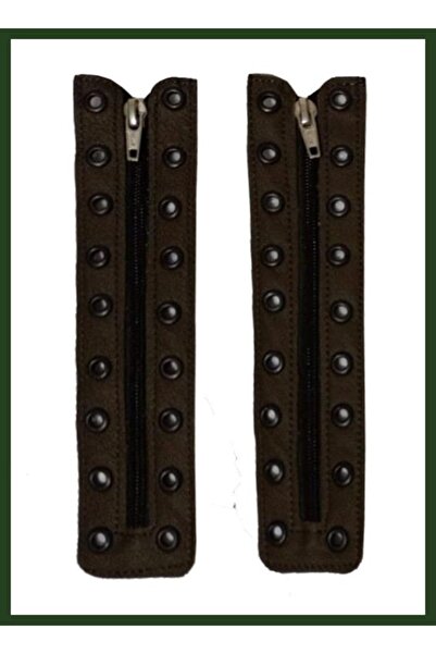 LEADER TRADE Bot Fermuarı Haki Renk(zeytin Yeşili) 9 Gözlü