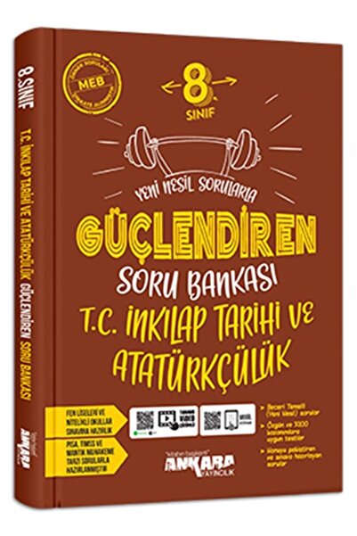 Ankara Yayınları Ankara Yayıncılık 8. Sınıf Lgs T.c Inkılap Tarihi Güçlendire...