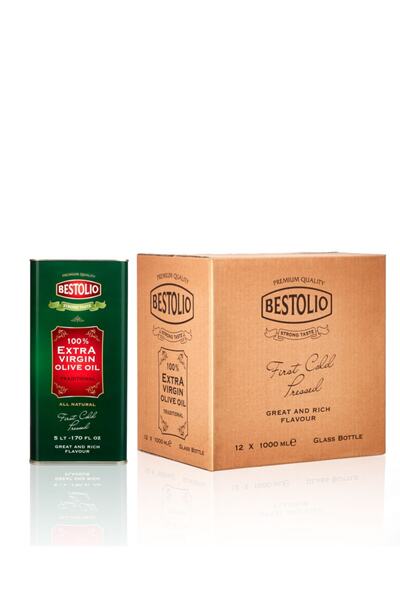 Bestolıo Naturel Sızma Zeytinyağı Teneke 5 Lt 4'lü