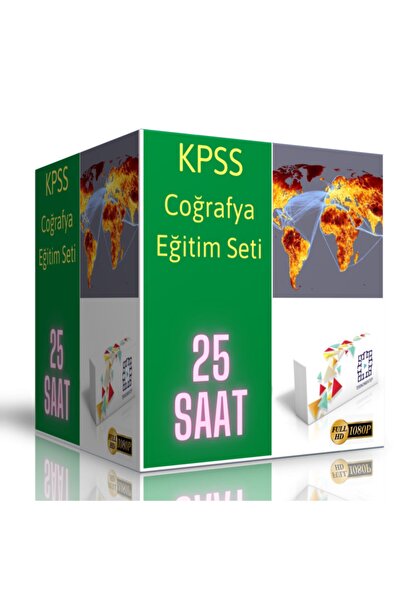 Enine Boyuna Eğitim 2024 Kpss Coğrafya Görüntülü Eğitim Seti - Enine Boyuna E...