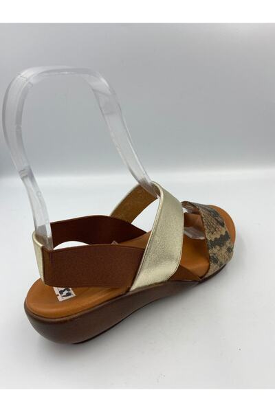 Zeyn 326 Women's Tan Leather Sandals