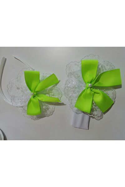 Azebu مجموعة تاج الأم والابنة ذات القوس الأخضر الفسفوري