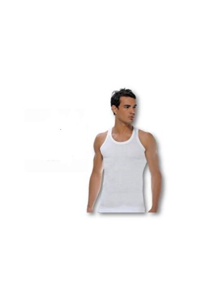 Gümüş İç Giyim Atlet bărbat din bumbac pieptănat argintiu