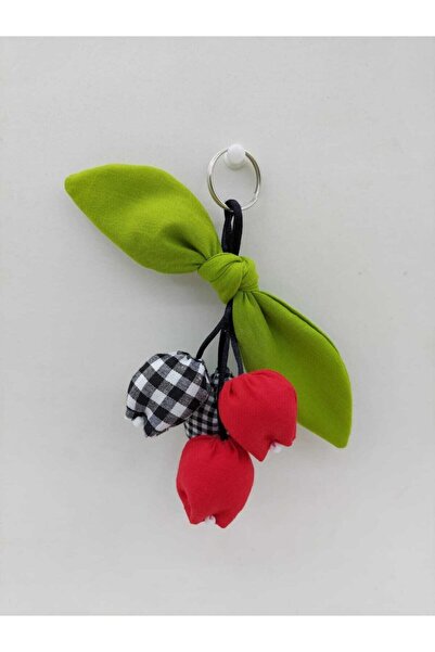 Red Tulip Keychain