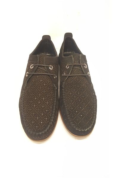 Baldinini Men's Black Suede Shoes