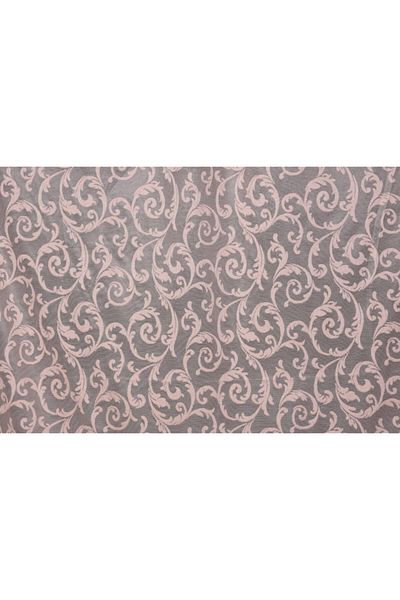 AKÇA TEKSTİL Sultan 2 Powder Color Single Wing Ready-made Planted Pleated Background Curtain 75*260 Cm