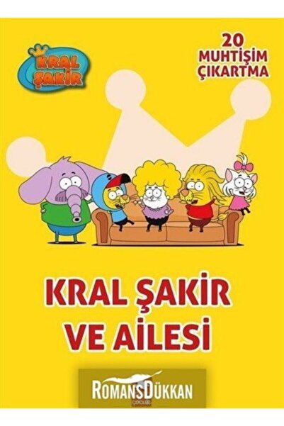 Eksik Parça Çocuk Kral Şakir ve Ailesi Boyama Kitabı