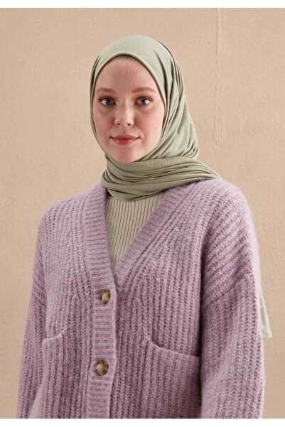 Freshscarfs Uçuk Yeşil Penye Şal