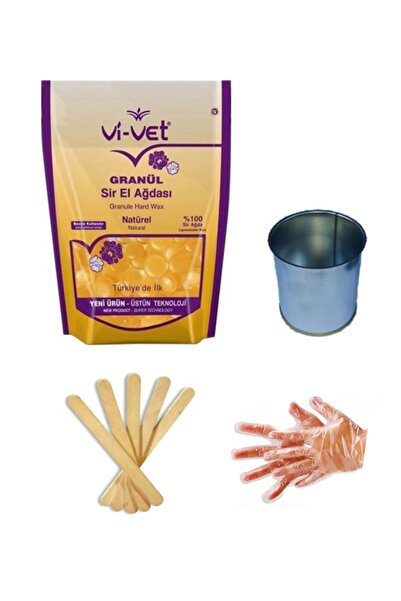 Vi-vet Vivet Granül Ağda Natürel Yedek 250 Gr (boncuk Ağda) Cezve