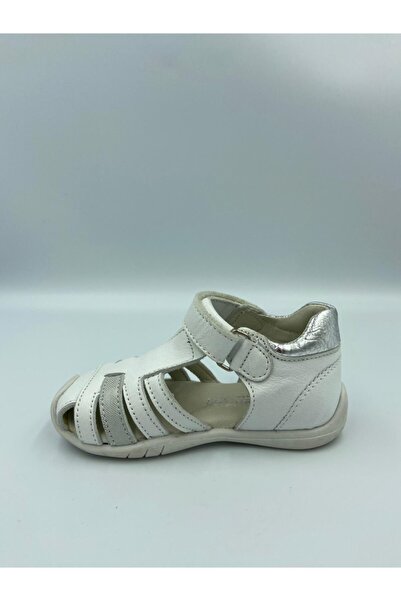 Paplus Unisex Children's White Orthopedic Leather Sandals 363