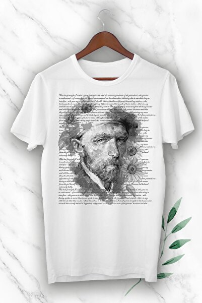 perseusshopping Art Vincent Van Gogh Štampano bela unisex majica