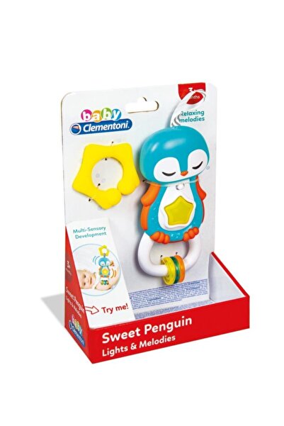 CLEMENTONI Marka: Baby Clementoni - 17331 - Interaktif Penguen Çıngırak, 3 - 36 Ay Kategori: Dişlik Ve Çıngıra