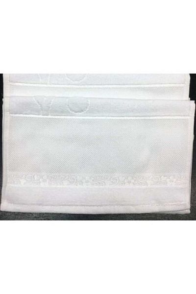 Nurpak Πετσέτα κουζίνας Etamin Velvet Painting Λευκή Χωρίς Κρόσσια 30x50