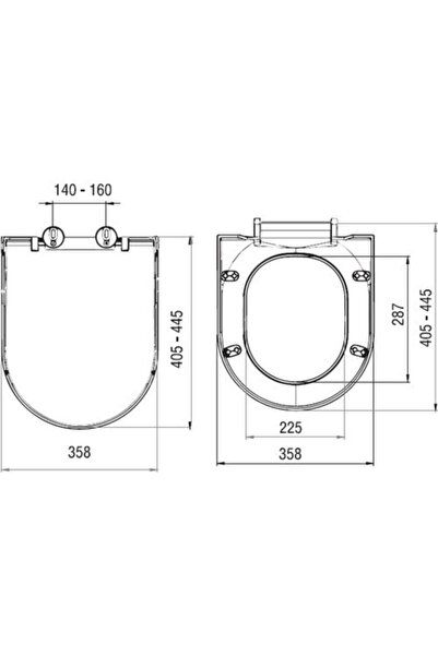 NKP Grande Slim Yavaş Kapanır Sessiz Kapak