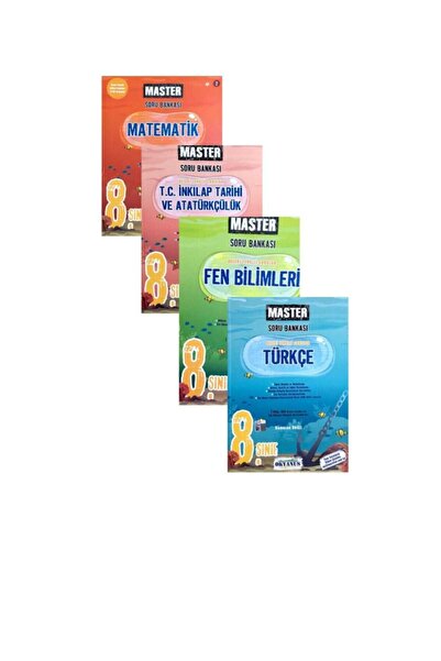 Okyanus Yayınları 8.sınıf Master Matematik Türkçe Fen Bilimleri ve İnkılap So...