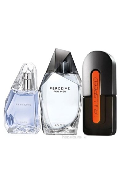 AVON Perceive Edt 100ml Erkek Perceive  Edp 50ml Kadın Full Speed Edt 75 Ml Erkek Parfüm