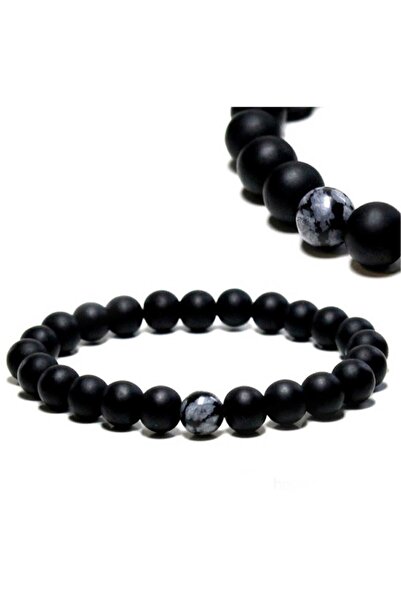 joydizayn سوار سبج أسود غير لامع للجنسين