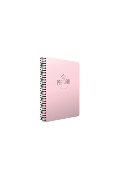 Gıpta Pastoral Spiralli Plastik Kapak Kareli Defter A4 72 Yaprak