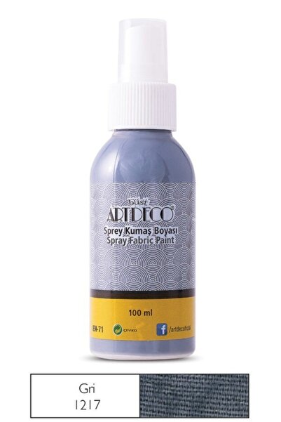 Artdeco Sprey Kumaş Boyası 100ml N:1217 Gri