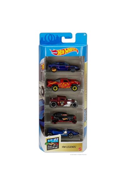 HOT WHEELS 5'li Araba Seti - Hw Legends