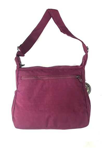 Bevitton Klinkir Poștaș Plum Multi-buzunare Geantă ușoară utilă