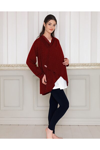 Haluk Bayram Baha 2931 Sabahlıklı Loğusa Taytlı Takım Bordo