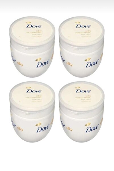 Dove El Ve Vücut Kremi Silky Body 300 ml 4 Lü