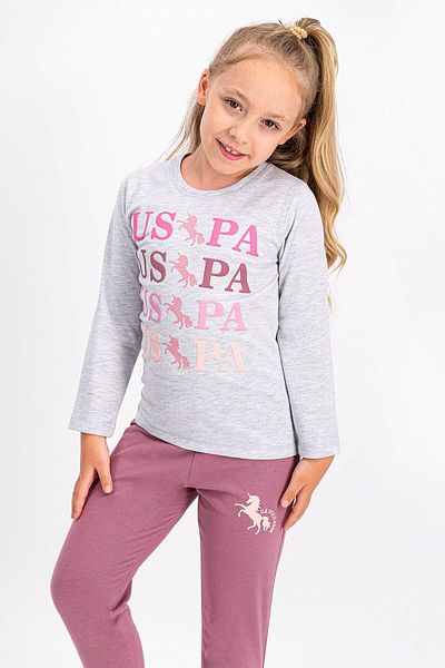 U.S. Polo Assn. Σετ πιτζάμες για κορίτσι με άδεια χρήσης