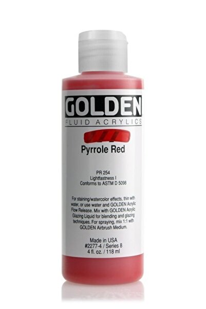 Golden Fluıd Acrylıc 118 Ml Seri 8 Pyrolle Red Lıght