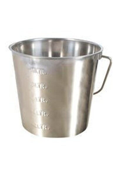 KERBL 12 Lt Paslanmaz Çelik Kova