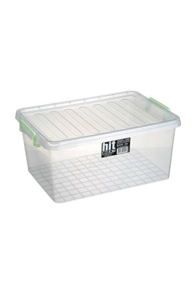 Bora Plastik Κουτί αποθήκευσης Hit Box 30 λίτρων θήκη με καπάκι που ταιριάζει στα τρόφιμα Νο:20 - Bo441