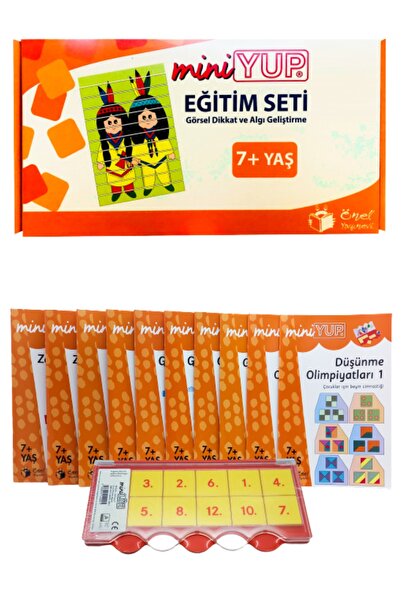 Önel Yayıncılık Miniyup 7 Yaş Görsel Dikkat Ve Algı Geliştirme Eğitim Seti