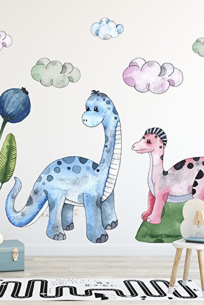 TUGİBU Dinozor Duvar Sticker Çıkartma Seti