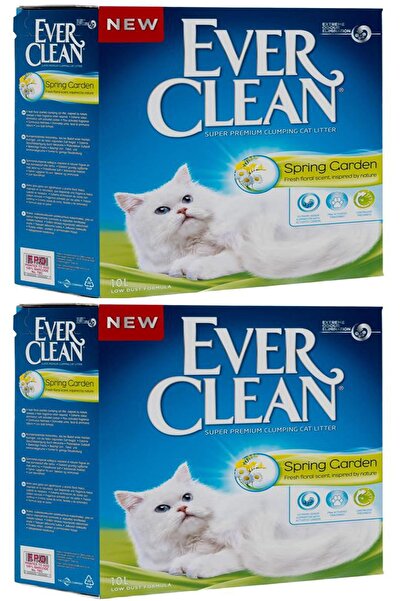 Ever Clean Spring Garden Çiçek Kokulu Topaklaşan Kedi Kumu 10 ltX 2 Adet