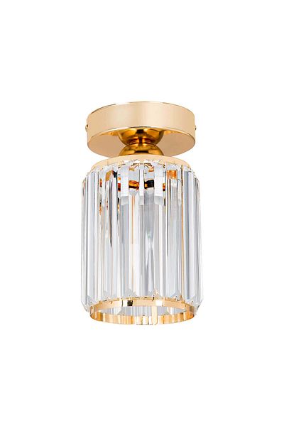 MANO Crystal Plophonier Single Gold Chandelier