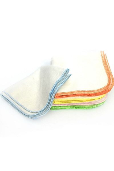 Babyjem Baby White Combed Cotton Mouth Diaper 28x28 10pcs