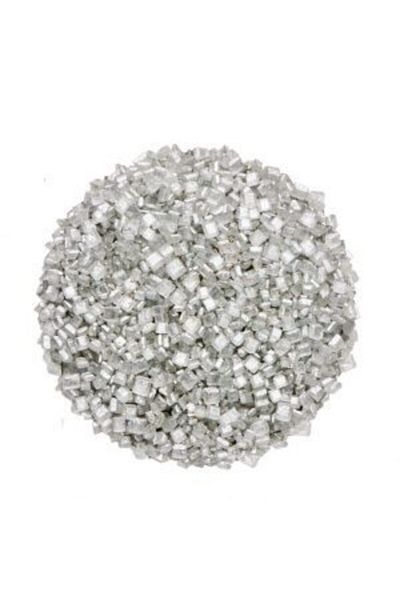 Dr. Gusto 100 g Silver Color Cake Decorating Candy - Sanding and Sand Candy