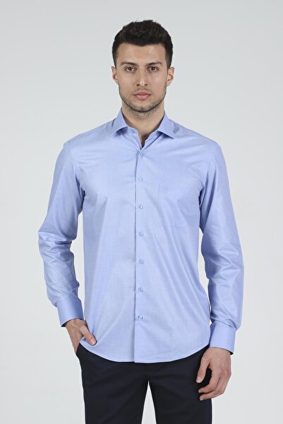 Daniel Bessi Erkek Klasik Kesim Uzun Kollu Gömlek 520-db02