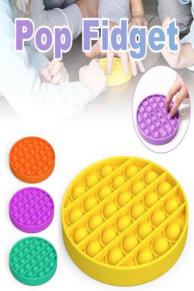 RoseRoi Popit Push Bubble Fidget Special Pop Sensory Toy Mental Stress Game 1 Piece