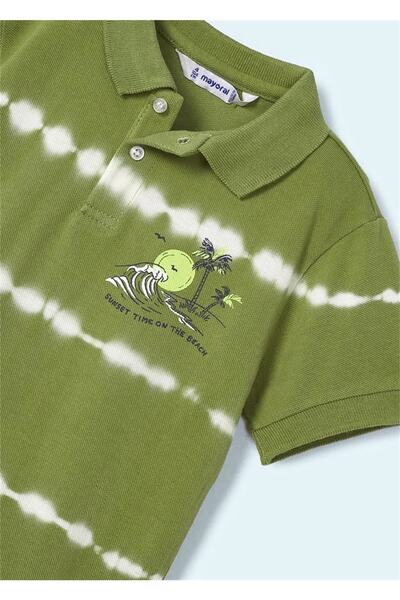 MAYORAL Boy's Polo Neck T-shirt Green 3156