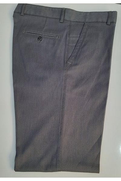 N.Y.YILDIZ Star Self Patterned Linen Fabric Men's Trousers