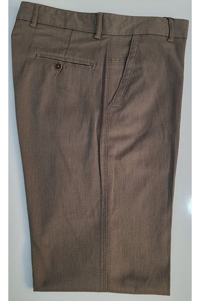 N.Y.YILDIZ Star Self Patterned Linen Fabric Men's Trousers