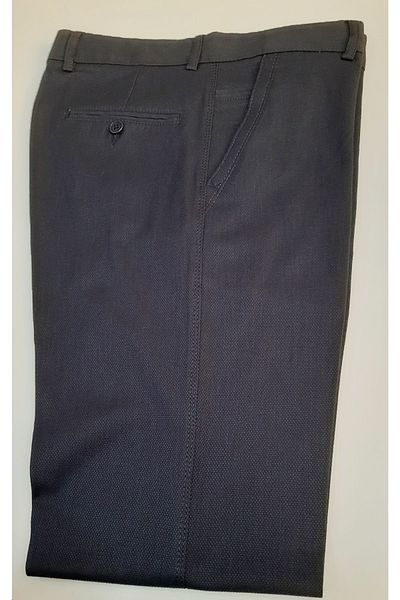 N.Y.YILDIZ Star Self Patterned Linen Fabric Men's Trousers