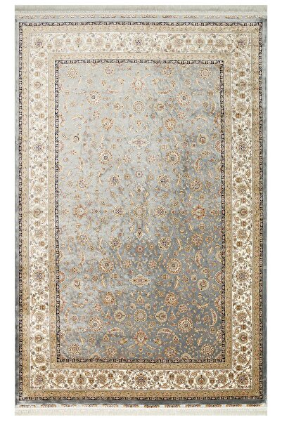 Eko Halı Isfahan Isf03 Grey Cream Desenli Yüksek Kalite Sık Dokuma 120 Tarak ...