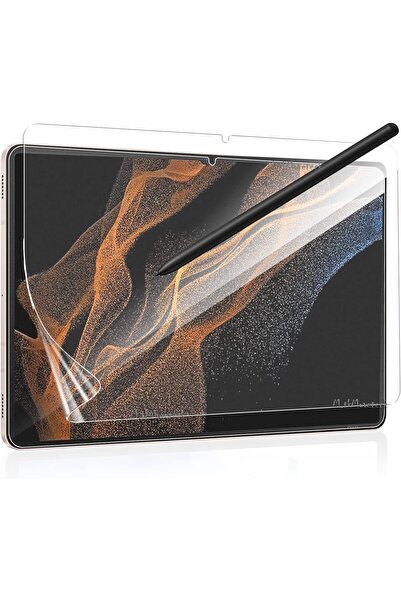 m.tk moveteck Samsung Galaxy Tabs8 Ultra Mat Ekran Koruyucu Kağıt Hissi Özel ...