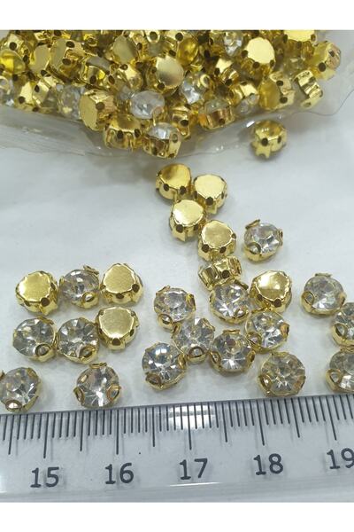 CRYSTALSHOP Ss34 (6 мм) камък Бейоглу в златен калъп (720 броя)