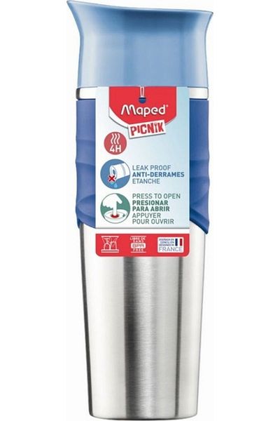 Maped Picnic 320 Ml Blue Steel Thermos Flask -871903