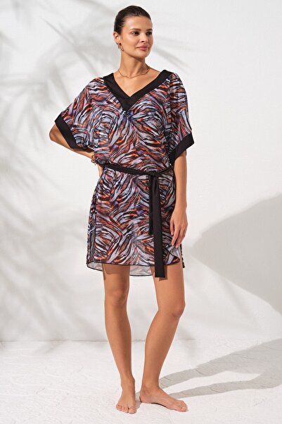 Pierre Cardin V Tunik Pareo Tiger 231806-d