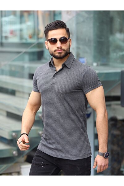 FBI Erkek Ayaklı Polo Yaka T-shirt 5501